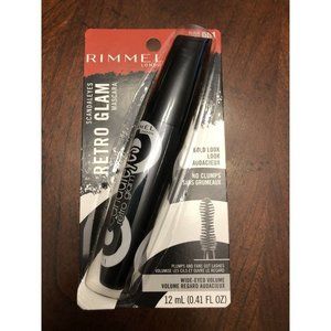 Rimmel Scandaleyes Retroglam Mascara, Black, 0.41 Fl Oz